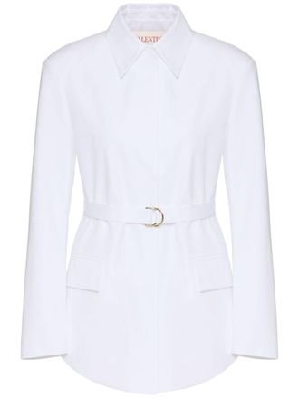 Valentino Garavani Compact popeline sailorjas - Wit