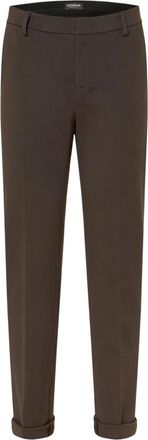 Dondup Slim-fit broeken - Heren - Slim Fit Broeken - Bruin - W32 - Leer - Broeken