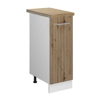 Vicco Armario De Farmacia R-line, Roble Artesanal, 30 Cm, Et Roble, Vicco