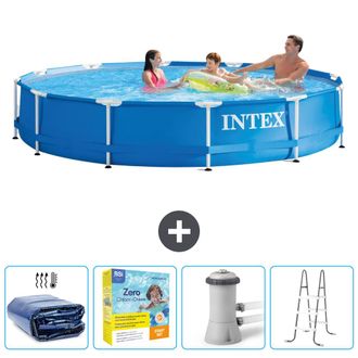 Intex Piscina Con Estructura Redonda - 366x76 Cm - 7-piezas Scb13