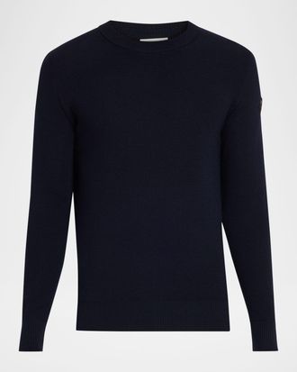 Moncler Men & apos;s Wool Knit Crewneck Sweater