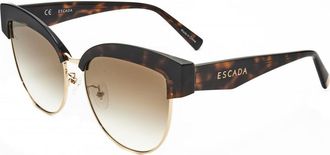 Escada Womens SESA61F 58 G21G Sunglasses - Brown - One Size