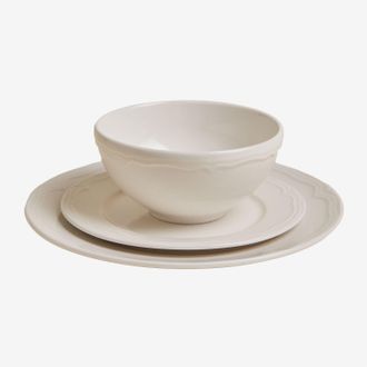 Sklum Vajilla En New Bone China De 12 Piezas Oritia Sklum
