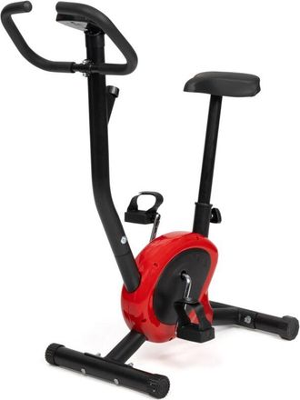 IDMarket Bicicleta est&aacute;tica ajustable con pantalla LCD multifunci&oacute;n