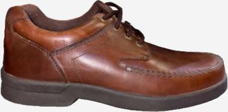 Deer Stags Mens Spokane Oxford Shoes In Dark Brown