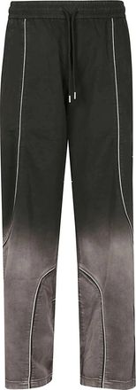Off-white Slouchy Garment Dye Trackpant - Heren - Sweatpants - Zwart - M - Katoen - Broeken