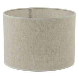 Light & Living Pantalla De L&aacute;mpara - Breska - Beige - Textil - - Light&living