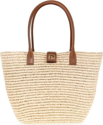 Anine Bing Tassen, Dames, Beige, ONE Size, Leer, Lou Shopper Tas
