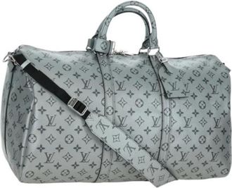 Louis Vuitton Pre-owned Boston Bag - Dames - Vintage Weekendtas - Grijs - ONE Size - Vintage