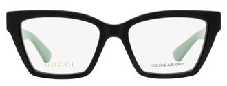 Gucci GG1715O Squared Cat-Eye Eyeglasses - Black