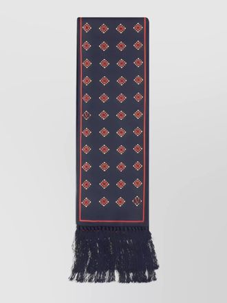 Valentino Garavani modern silk scarf featuring geometric pattern