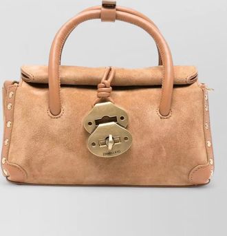 Zanellato dotta baby leather shoulder bag top handle