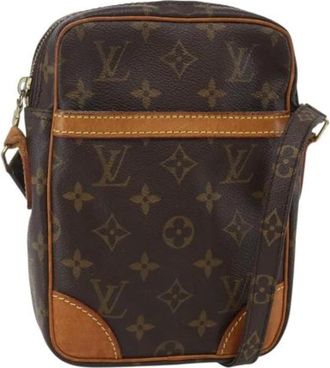 Louis Vuitton Pre-owned Cross Body Bags, female, Brown, Size: ONE SIZE Pre-owned Canvas Cross Body Bag