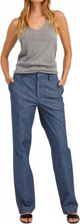 SPRWMN Baggy Lowrise Trousers In Indigo