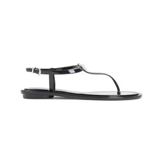 Mach & Mach Flat Sandals, female, Black, Size: 10 US Double Bow Sandals