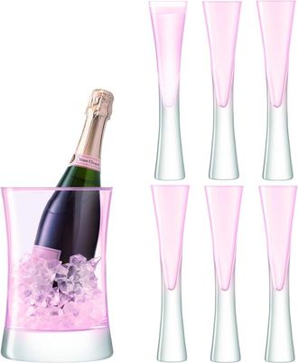 LSA International Lsa International Set Of 4 Wine Champagne Saucer 7Oz