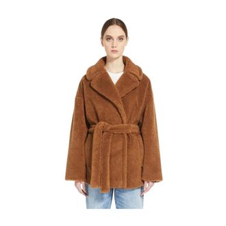 Max Mara Dames, Jassen, Bruin, Maat: 2XS Wol