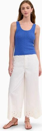 Rebecca Taylor Verana Knit Tank in Capri Blue at Nordstrom, Size X-Small