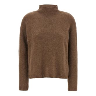 Max Mara Orlaya Sweater - Dames - Cashmere truien - Bruin - L - Kasjmier - Truien & Vesten