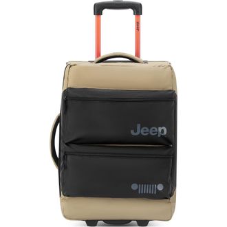 Jeep JS006B 20 Inch Two Wheel Rolling Travel Duffle Bag in Warm Sand at Nordstrom