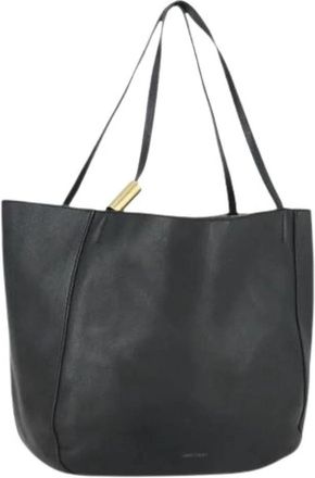 Jimmy Choo London Pre-owned Tote Bag - Dames - Vintage Shopper - Zwart - ONE Size - Leer - Vintage