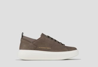 Alexander Smith Wembley Man in brown bottalato nubuck and smooth leather details