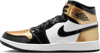 Nike Jordan Air Jordan 1 High Golf Patent Gold Toe DQ0660-002