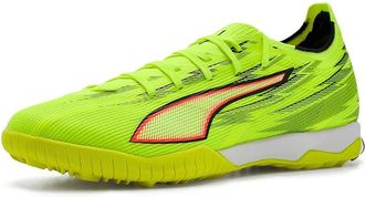 Puma Ultra 6 Match Turf Trainer Soccer Cleats Mens Soccer Shoes Yellow Alert/Black/Glowing Red/Lime Squeeze : 10.5 D - Medium, Textile