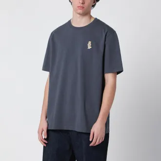 Maison Kitsun&eacute; T-shirt Dressed Fox blu Comfort-Fit