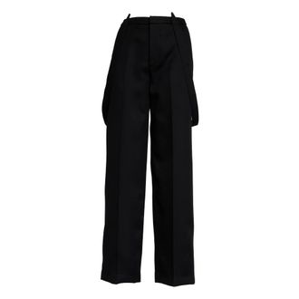 Dondup Dames, Broeken, Zwart, Maat: 2XS Wol