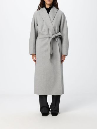 Max Mara S Max Mara Long Belted Pure Wool Robe Coat