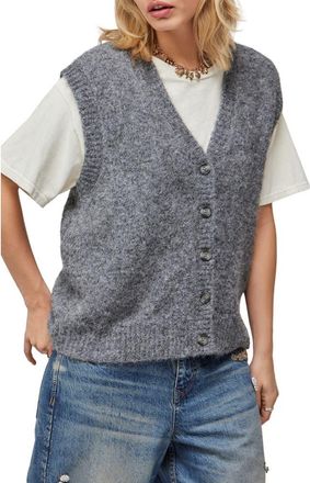 BDG V-Neck Sweater Vest in Grey at Nordstrom, Size X-Small