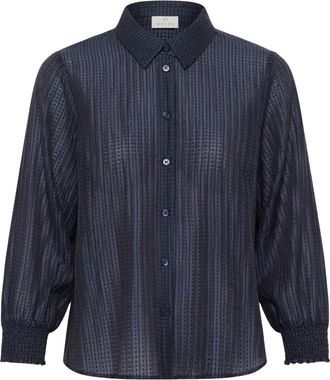 Kaffe Camisa - Blouses & Shirts - Mujer - Azul - XL
