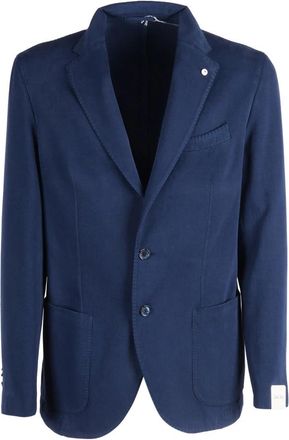 L.B.M. 1911 Giacche - Heren - Blazers - Blauw - M - Katoen - Jassen