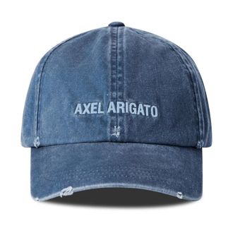 Axel Arigato AA Logo Cap - Heren - Petten - Blauw - ONE Size - Katoen - Accessoires
