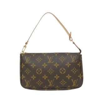 Louis Vuitton Pre-owned Shoulder Bags, female, Brown, Size: ONE SIZE Pre-owned Vintage Canvas Shoulder Bag