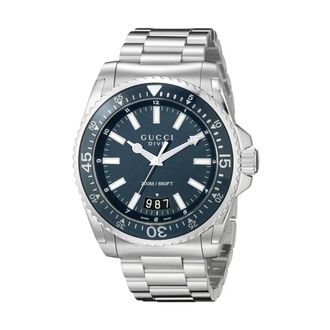 Gucci Accessoires, Heren, Grijs, ONE Size, Duikhorloge