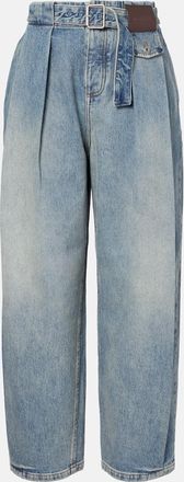 Loewe Pleated wide-leg jeans