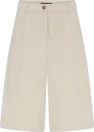 Bruuns Bazaar Thrinax BBHannahi Shorts - Dames - Korte Broeken - Beige - L - Katoen - Korte Broeken