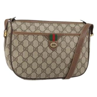 Gucci Pre-owned Cross Body Bags, female, Beige, Size: ONE SIZE Pre-owned Cross Body Bag