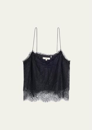 LoveShackFancy Ferni Floral Lace Tank Top