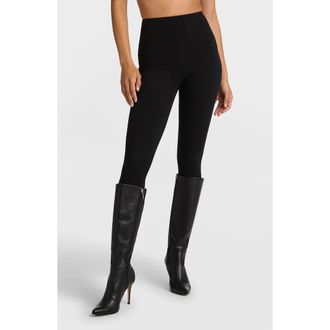 Commando Stretch Cotton Leggings in Black at Nordstrom, Size X-Large
