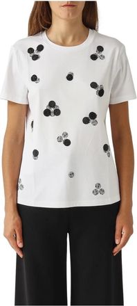 Max Mara Mujer, Camisetas, Blanco, Talla: L