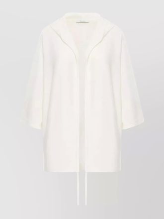 Max Mara wool hooded cardigan