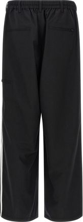 Yohji Yamamoto Wool-Blend Trousers - Black