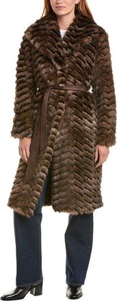 Via Spiga Belted Coat