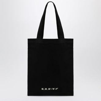 Rick Owens Black canvas shopper bag