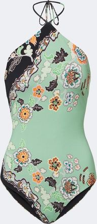 Roberto Cavalli Costume intero con stampa floreale