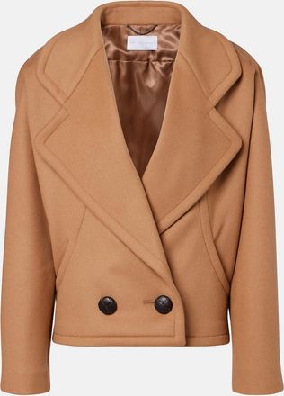 Stella McCartney Cropped wool peacoat