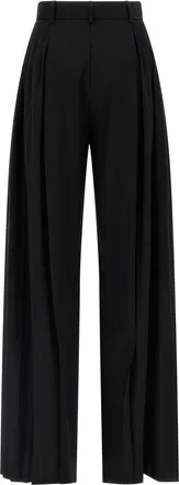 Giuseppe Di Morabito Tailored Wool Canvas Trousers - Black